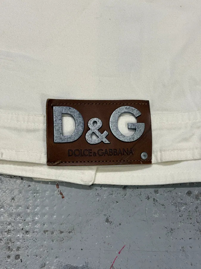 AW2004 Dolce & Gabbana Cargo Army White Jacket GEKGwrx 8