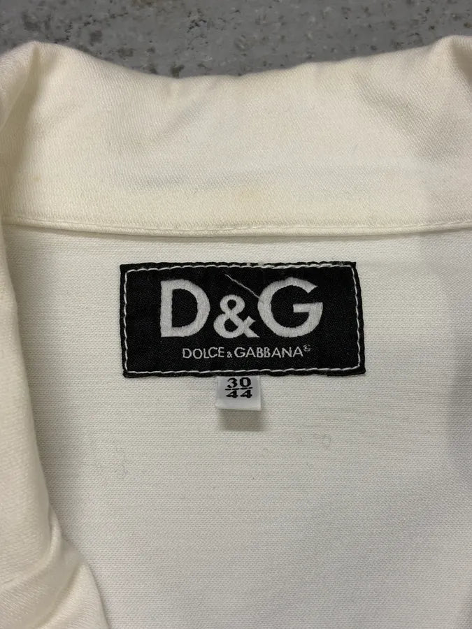AW2004 Dolce & Gabbana Cargo Army White Jacket GEKGwrx 10