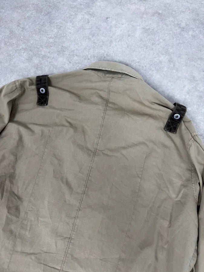 AW2004 Dolce & Gabbana Cargo Bondage Parachute Beige Shirt nambAce 5