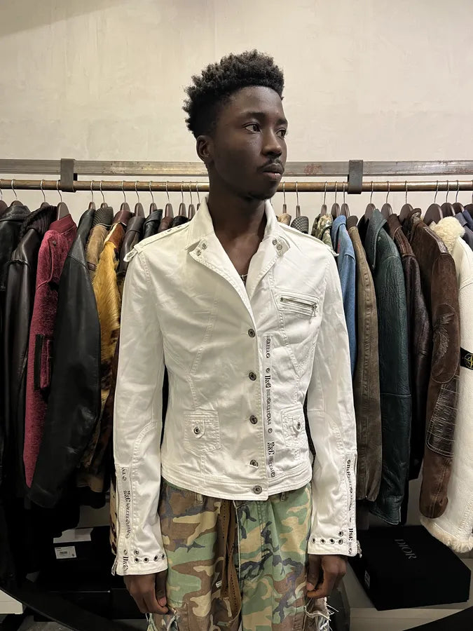 AW2004 Dolce & Gabbana Cargo White Jacket LjSeDuY 1