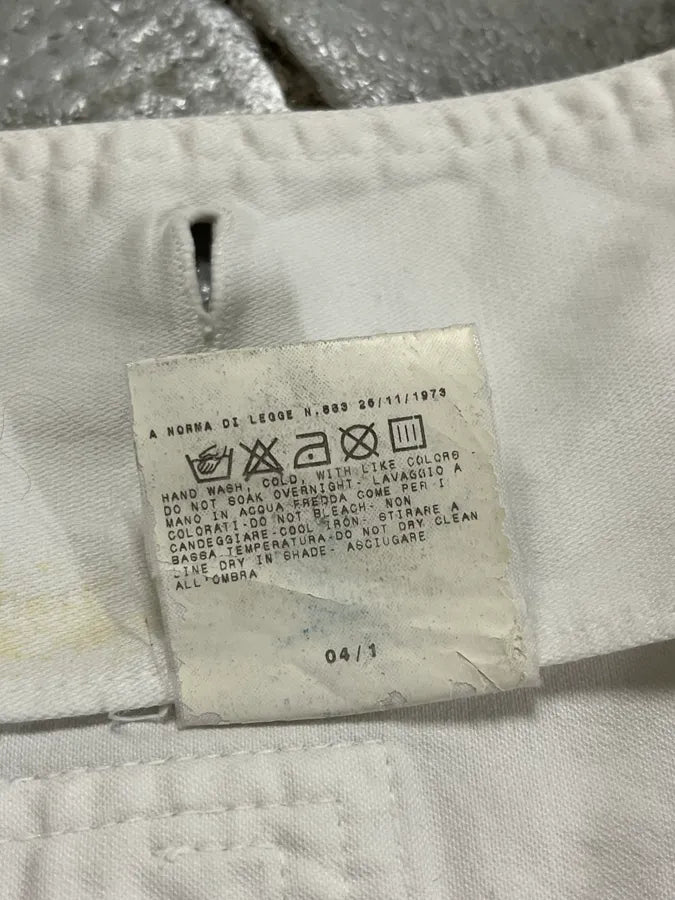 AW2004 Dolce & Gabbana Cargo White Jacket LjSeDuY 11