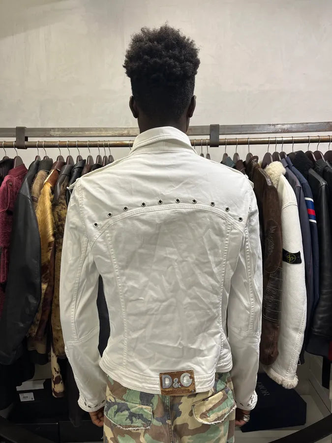 AW2004 Dolce & Gabbana Cargo White Jacket LjSeDuY 2