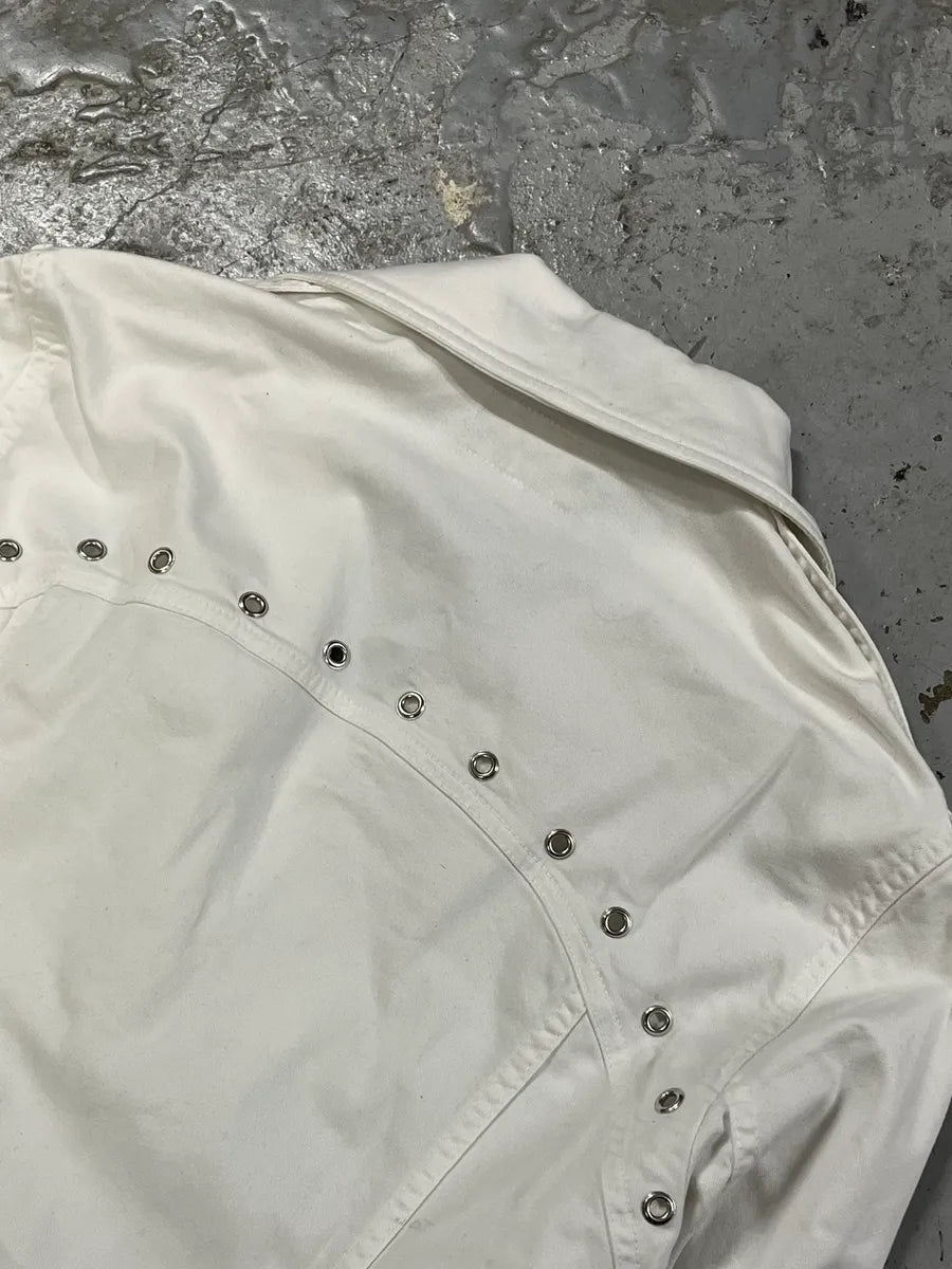AW2004 Dolce & Gabbana Cargo White Jacket LjSeDuY 6