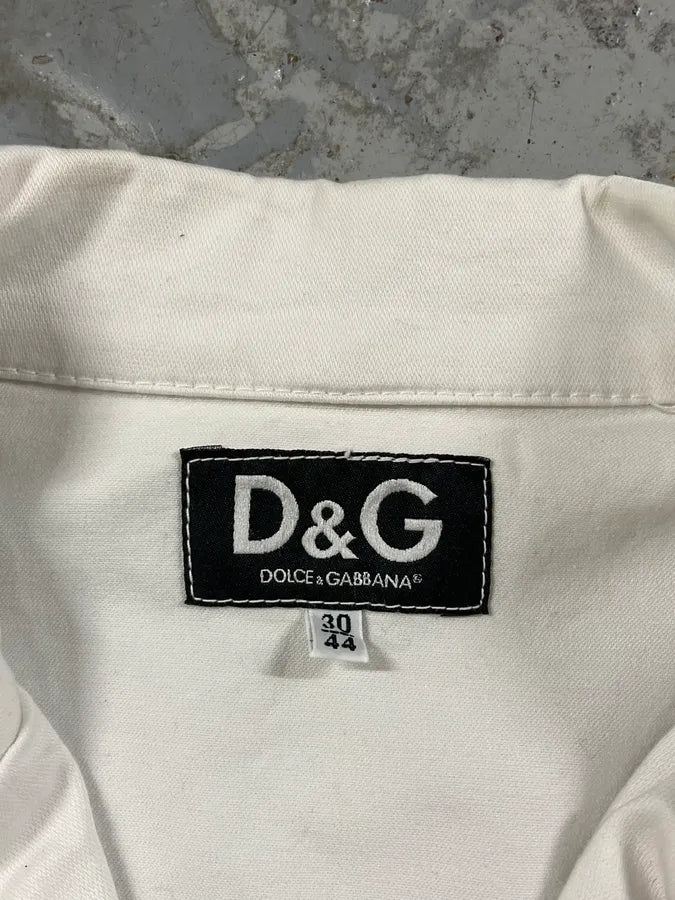 AW2004 Dolce & Gabbana Cargo White Jacket LjSeDuY 8