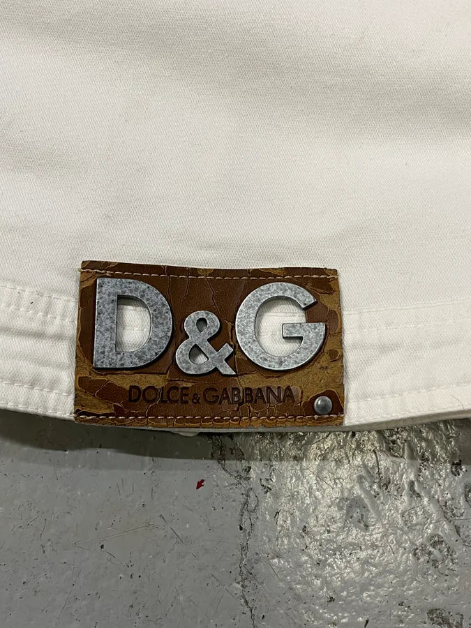 AW2004 Dolce & Gabbana Cargo White Jacket LjSeDuY 9