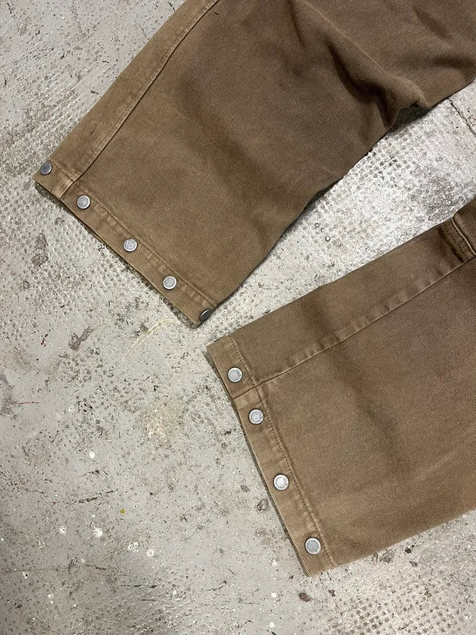 AW2004 Dolce & Gabbana Cargo Zip Brut Grey Pants (M/L) jEzElMQ 9