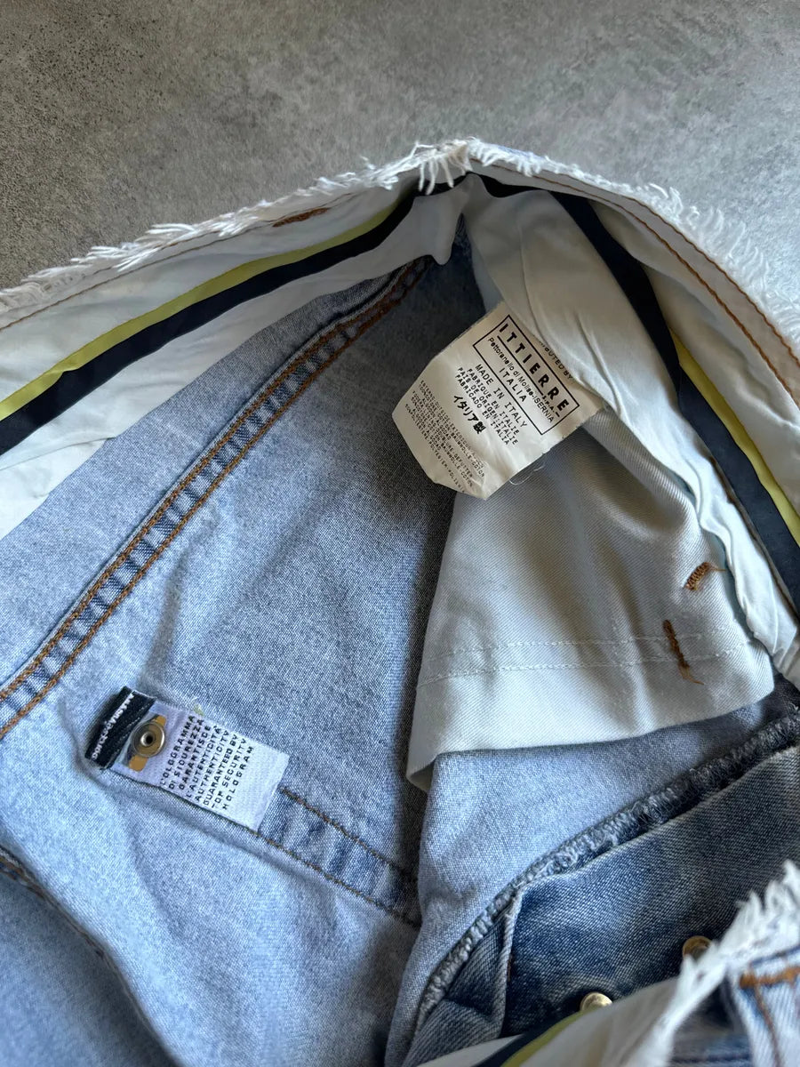 AW2004 Dolce & Gabbana Cosmopolite Flag Jeans OdgbNPn 8