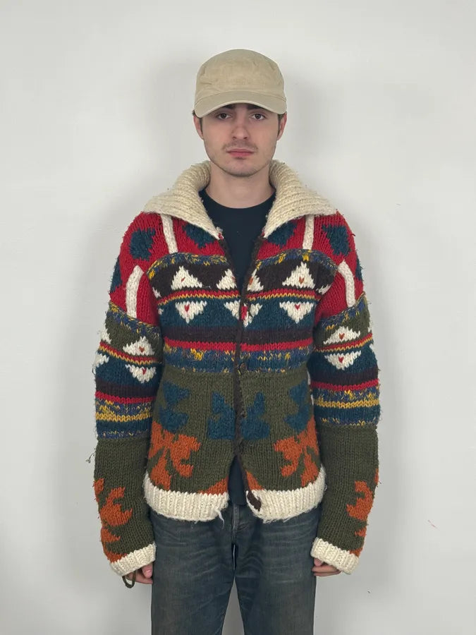 AW2004 Dolce & Gabbana Cozy Knit Buttoned Sweater CflAnUp 1