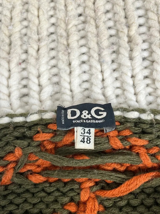 AW2004 Dolce & Gabbana Cozy Knit Buttoned Sweater CflAnUp 9