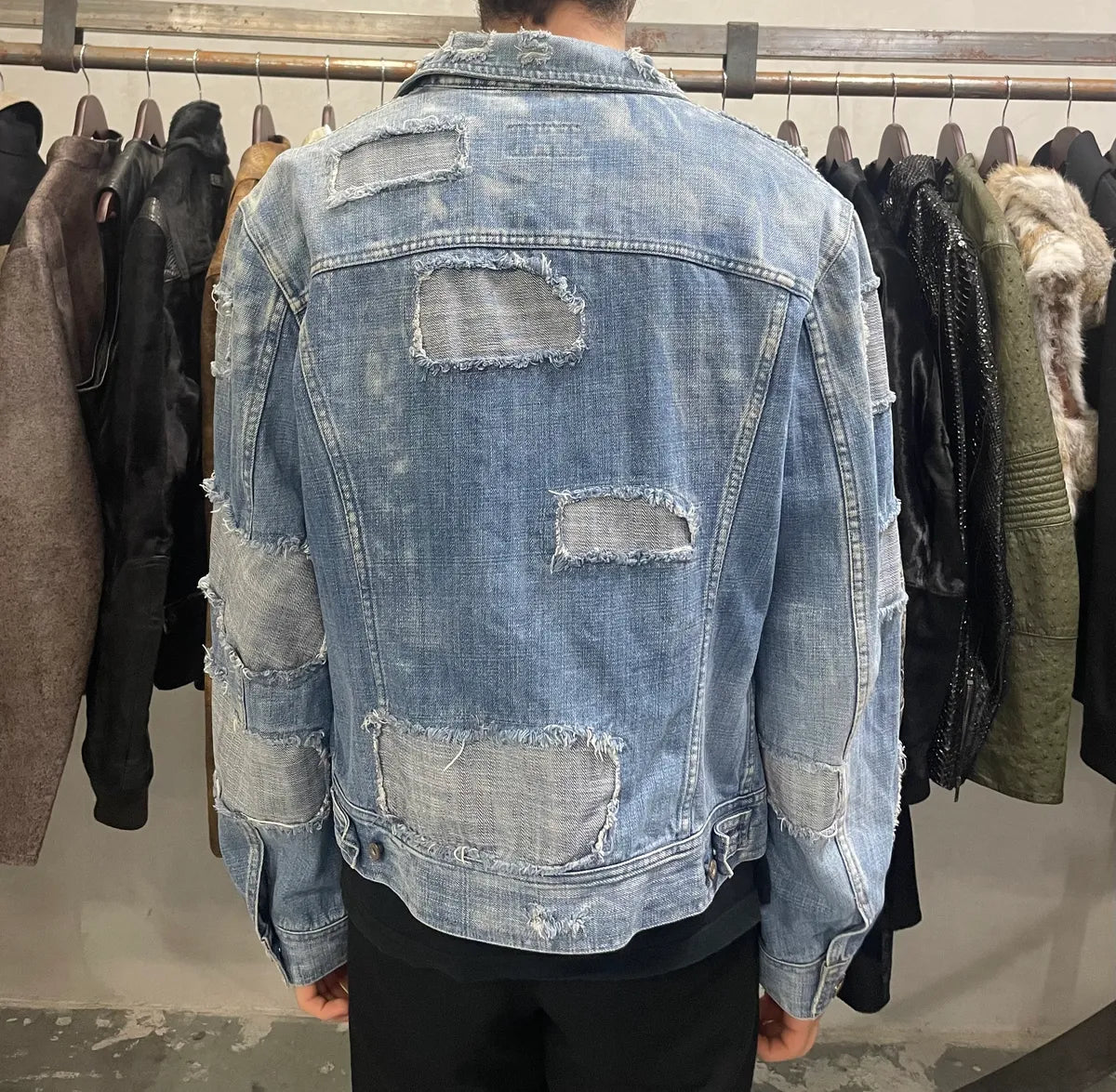 Dolce & Gabbana Destroyed Denim Jacket (L) 2