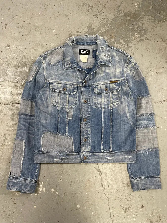 Dolce & Gabbana Destroyed Denim Jacket KlFSFPM 3