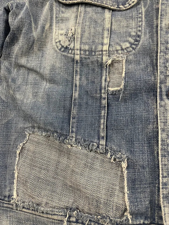 Dolce & Gabbana Destroyed Denim Jacket (L) 8