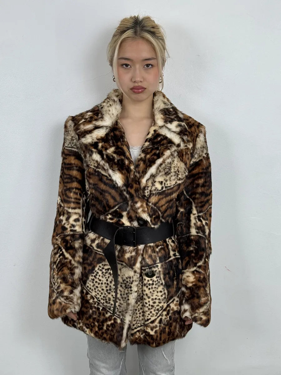 AW2004 Dolce & Gabbana Fur Royal Long Jacket cdUgjmG 1
