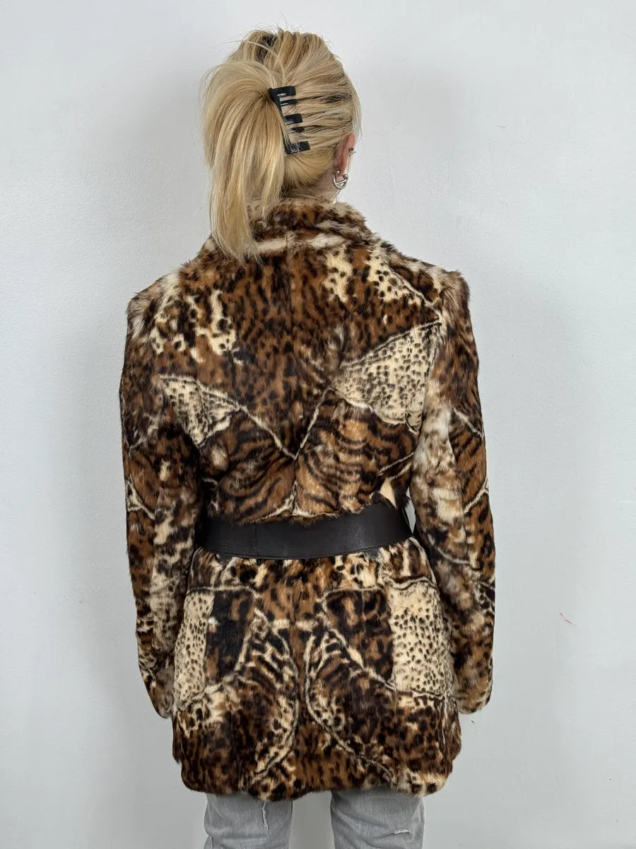 AW2004 Dolce & Gabbana Fur Royal Long Jacket cdUgjmG 2