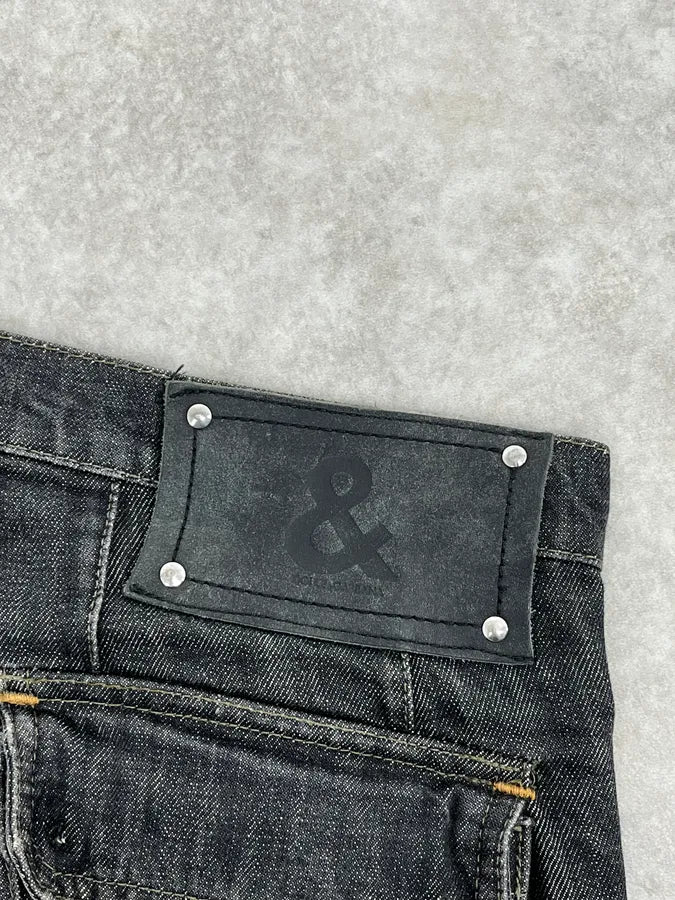 AW2004 Dolce & Gabbana Grey Cargo Denim Jeans OhaTJhN 7