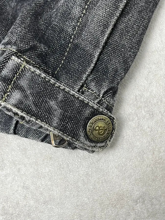 AW2004 Dolce & Gabbana Grey Cargo Denim Jeans OhaTJhN 9