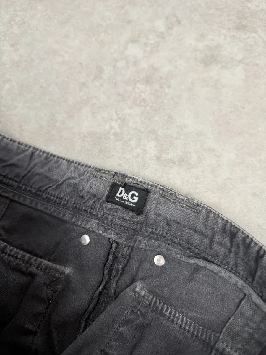 AW2004 Dolce & Gabbana Grey Cargo Pants BNDkZnE 11