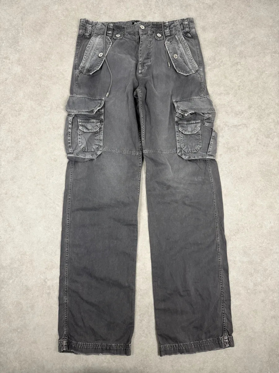 AW2004 Dolce & Gabbana Grey Cargo Pants BNDkZnE 3