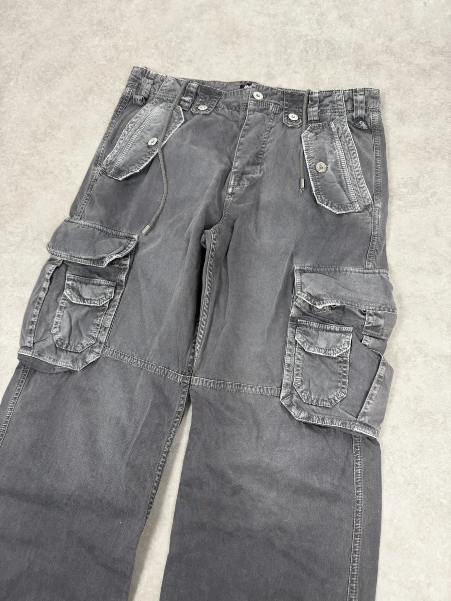 AW2004 Dolce & Gabbana Grey Cargo Pants BNDkZnE 9