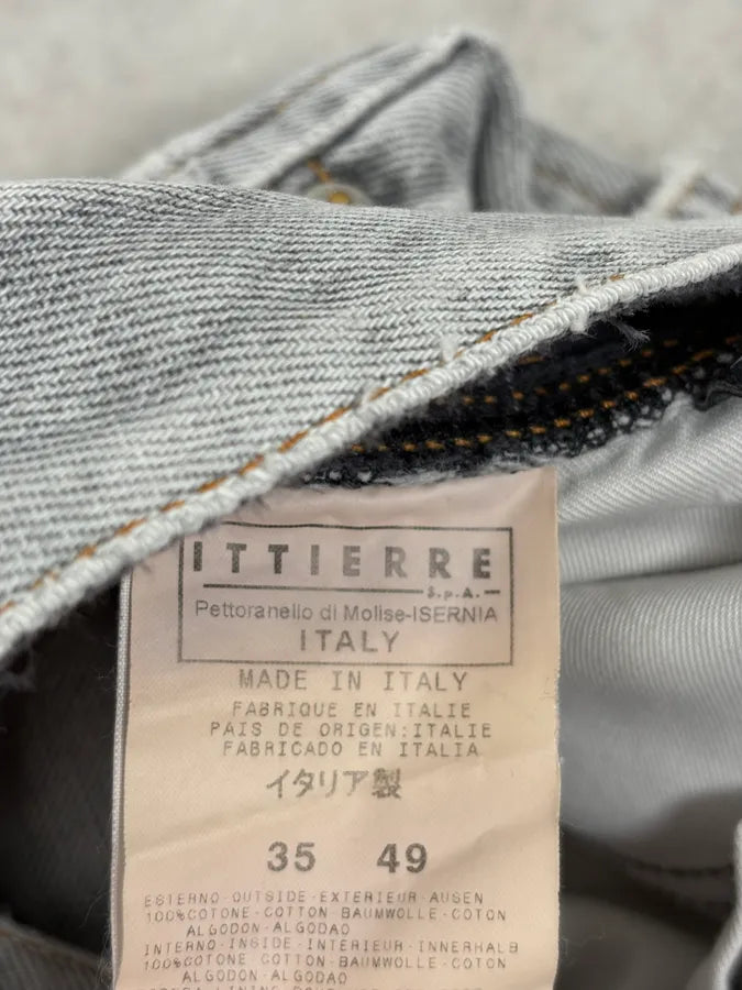 AW2004 Dolce & Gabbana Grey Distressed Multipocket Denim Jeans JemkKzs 12