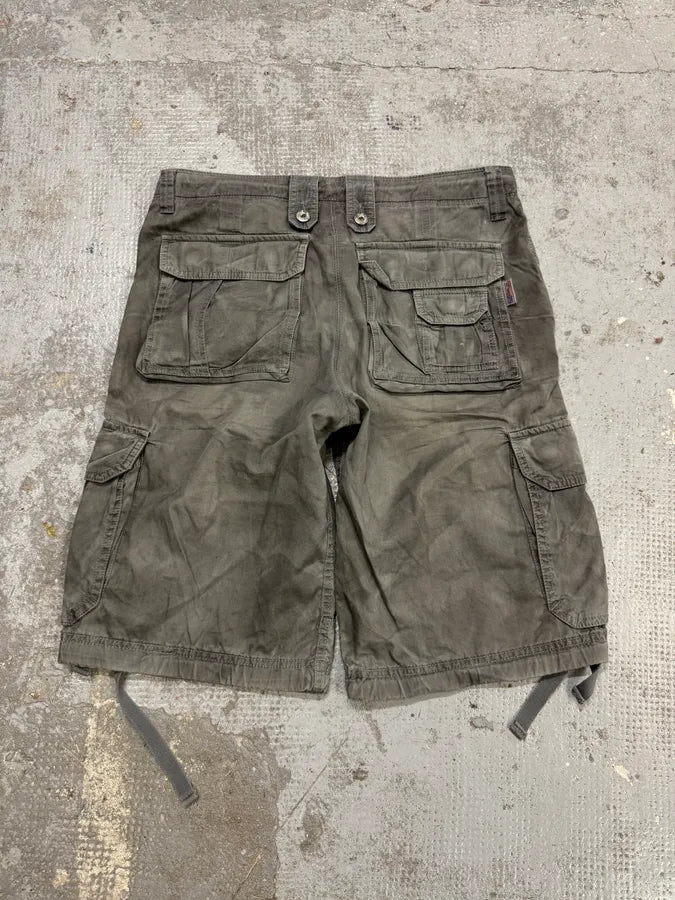 AW2004 Dolce & Gabbana Grey Multi Pockets Cargo Shorts lRwvPzH 4
