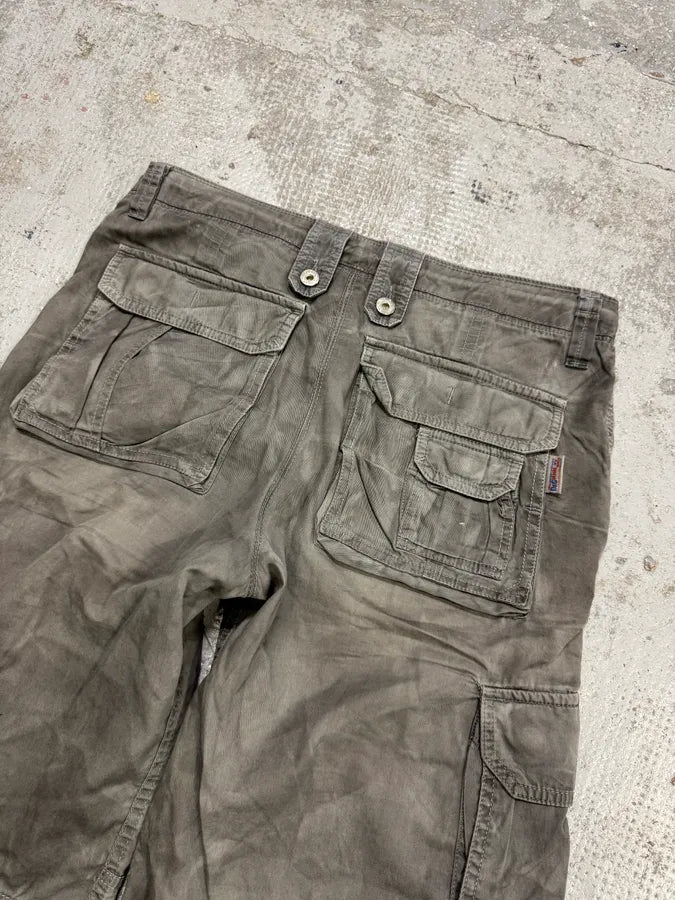 AW2004 Dolce & Gabbana Grey Multi Pockets Cargo Shorts lRwvPzH 6