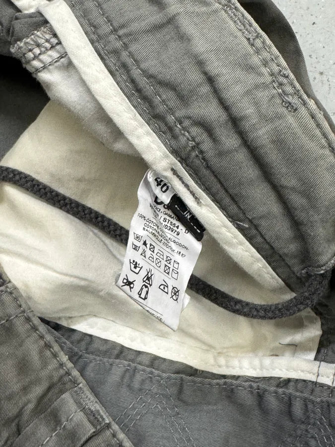 AW2004 Dolce & Gabbana Grey Multi Pockets Cargo Shorts lRwvPzH 8