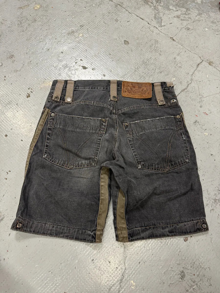 AW2004 Dolce & Gabbana Grey Utility Denim Short VkJpmxv 1