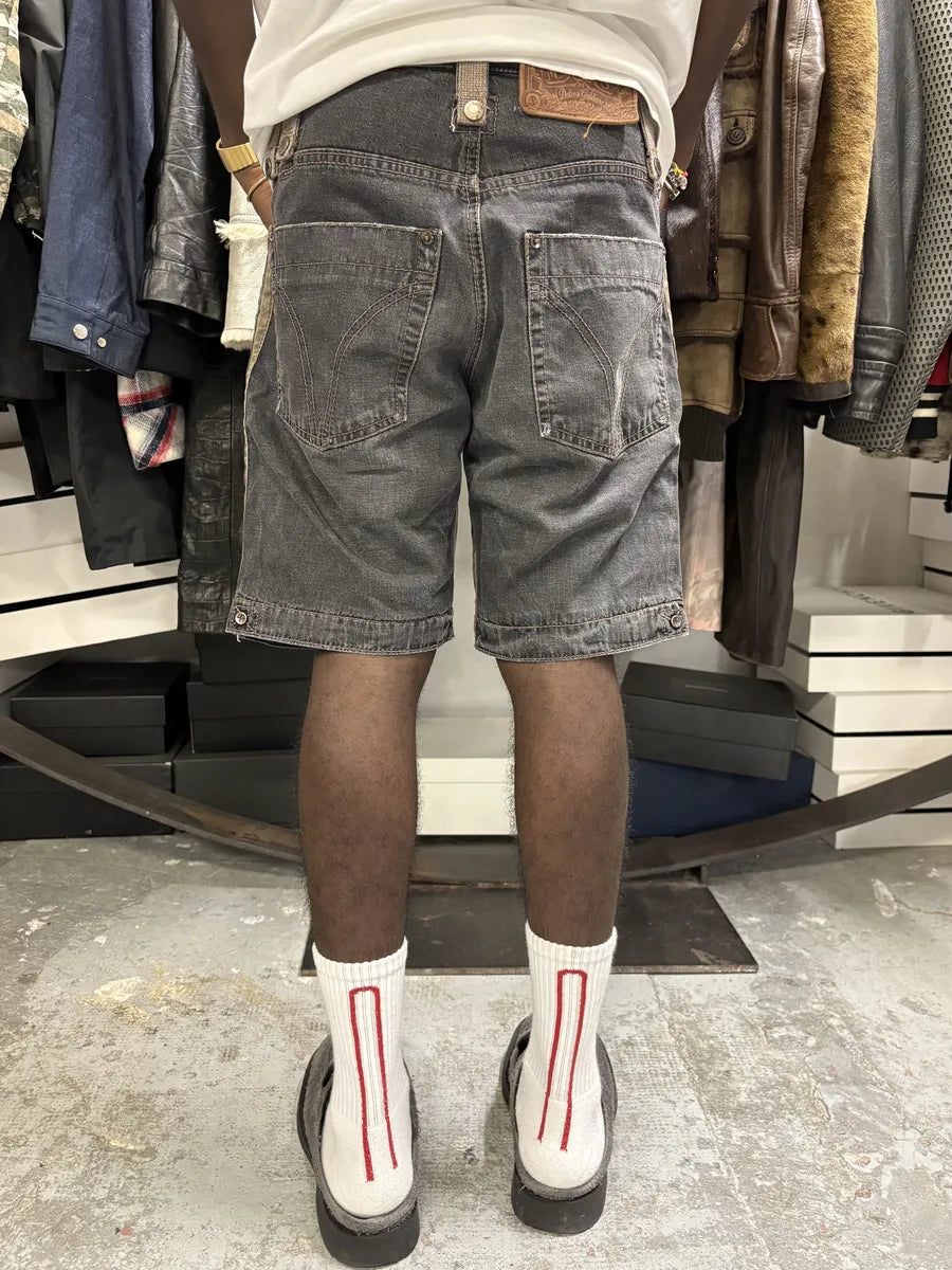 AW2004 Dolce & Gabbana Grey Utility Denim Short VkJpmxv 4