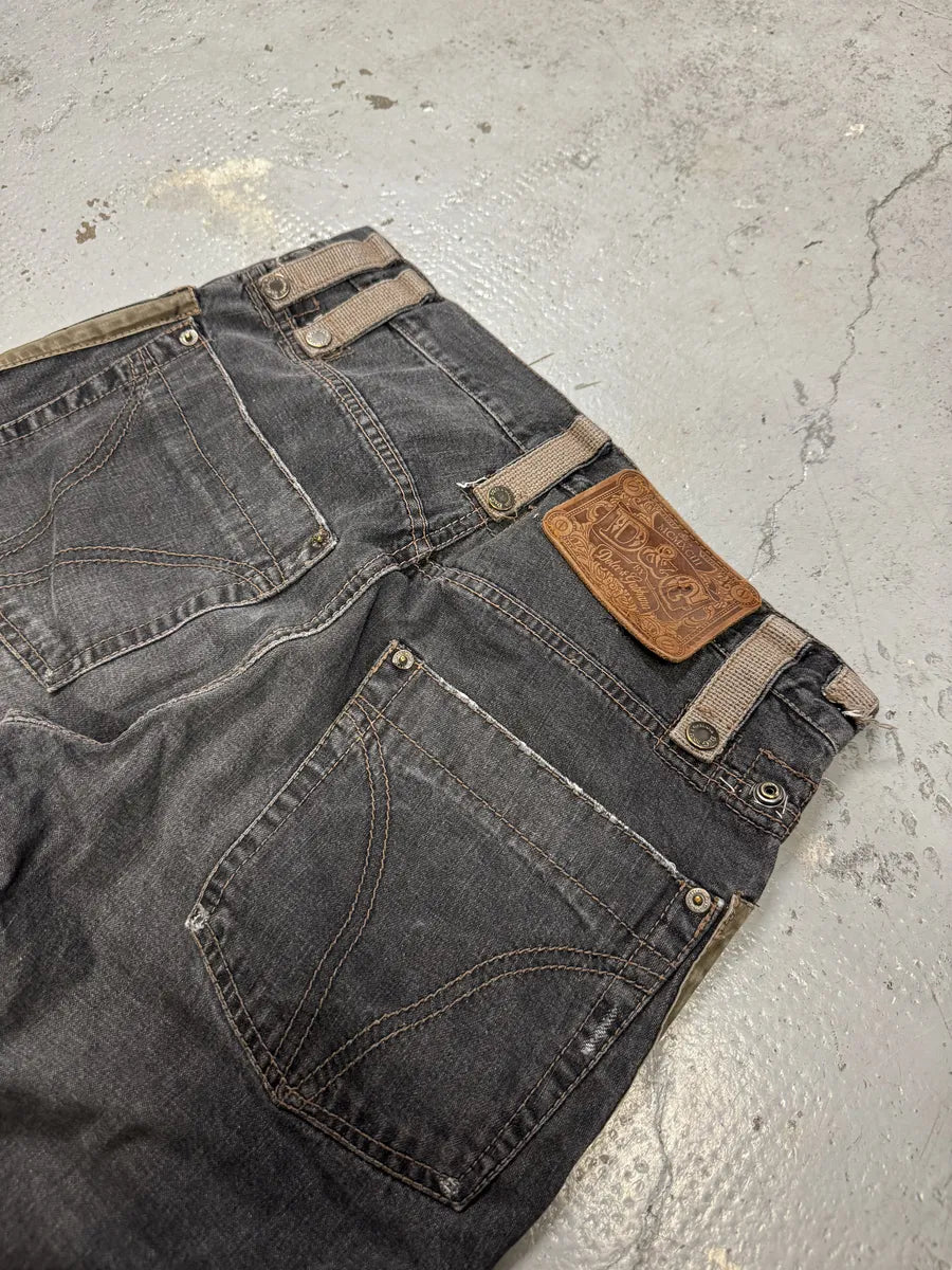 AW2004 Dolce & Gabbana Grey Utility Denim Short VkJpmxv 5