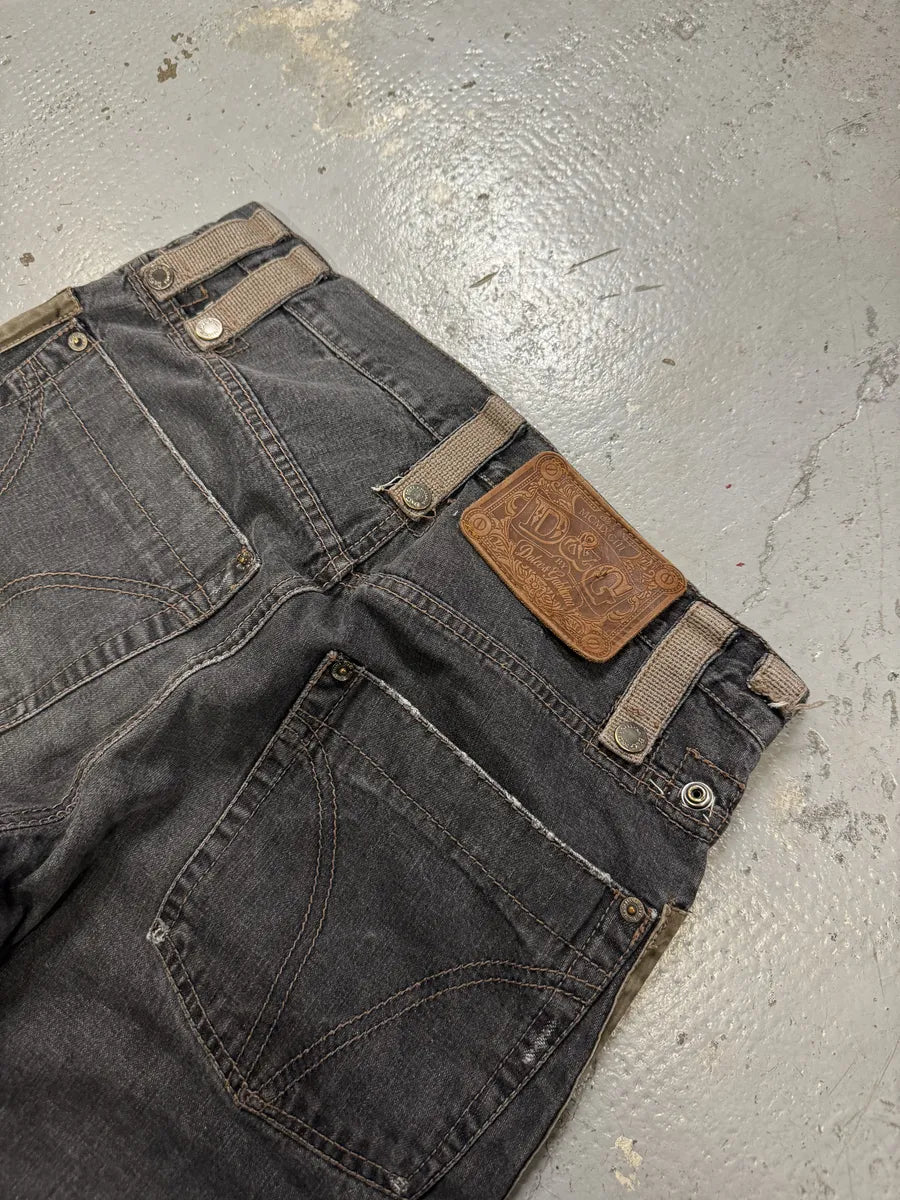 AW2004 Dolce & Gabbana Grey Utility Denim Short VkJpmxv 7