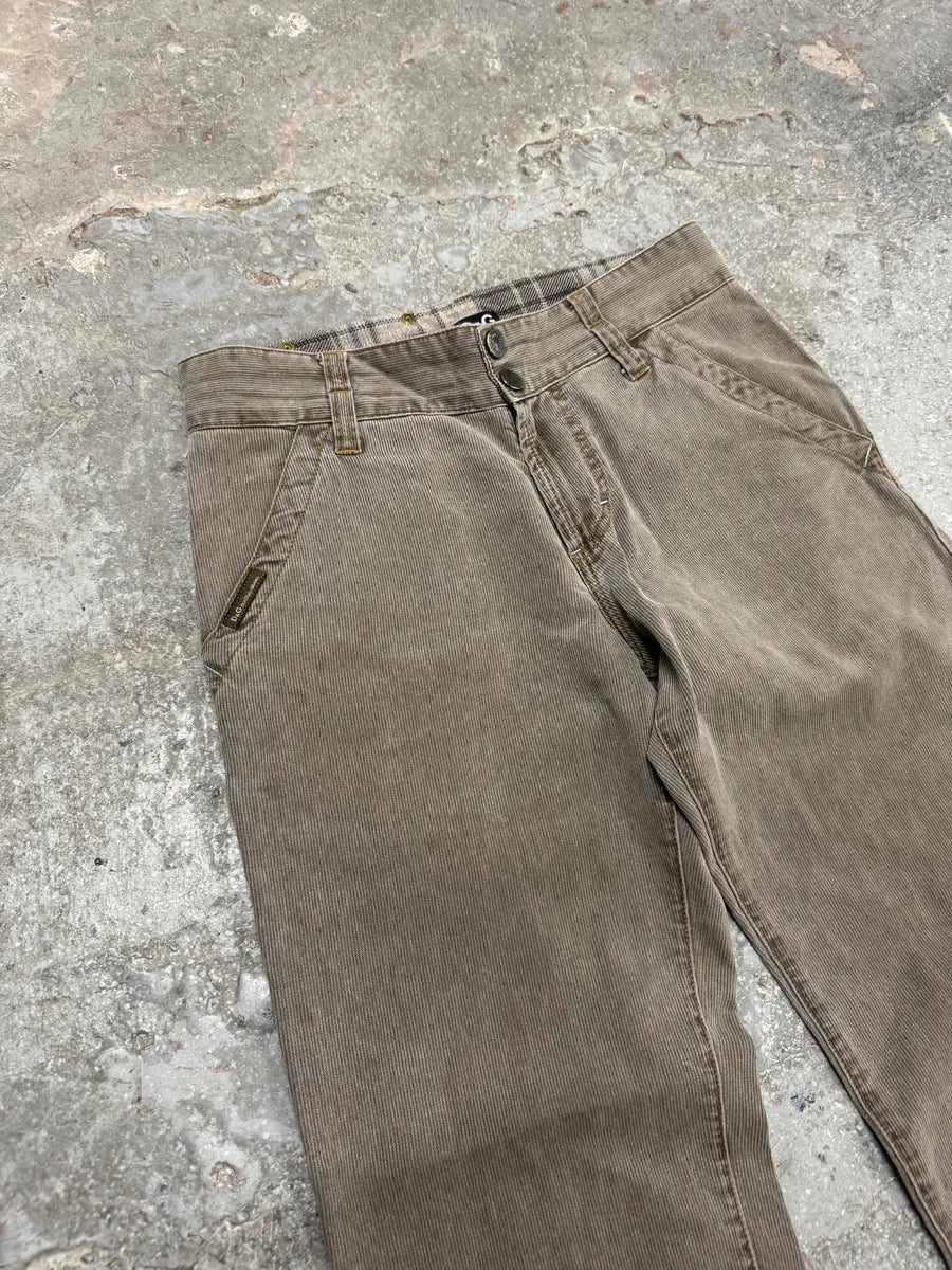 AW2004 Dolce & Gabbana Grey Velvet Pants (S) 8