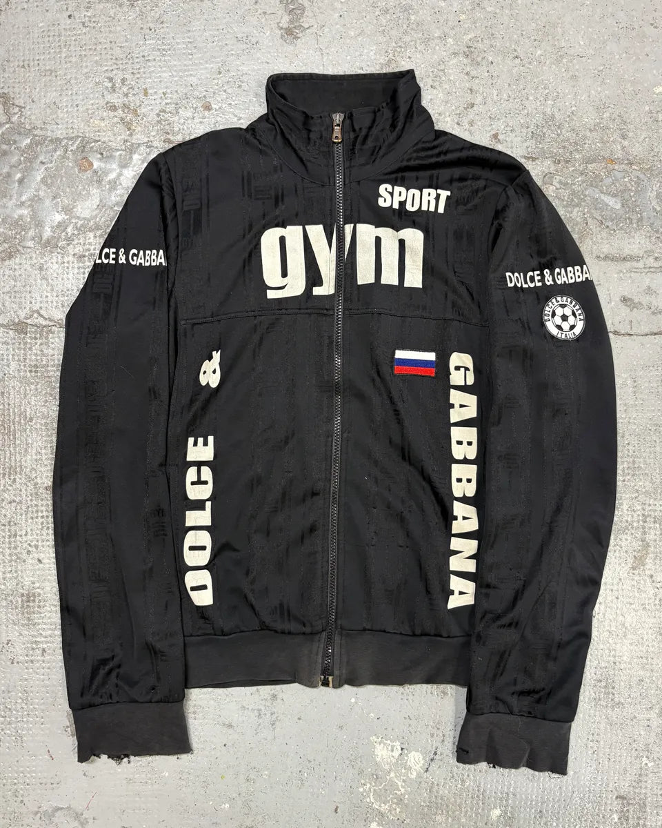 AW2004 Dolce & Gabbana Gym Sport Zip-up Sweater FHikDBR 0