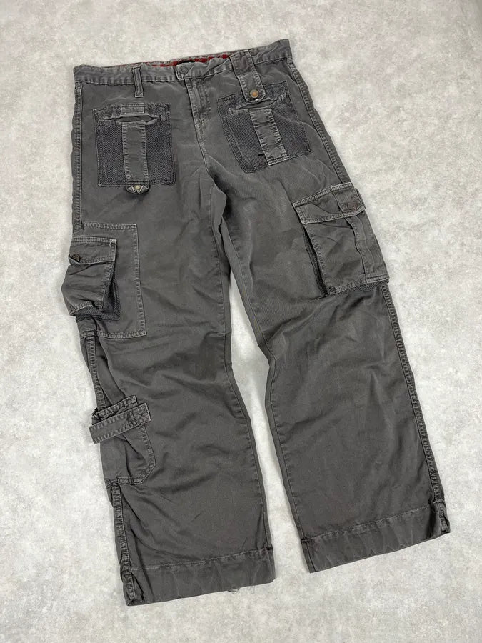 SS2003 Dolce & Gabbana Grey Cargo Pants fnzqOhn 5