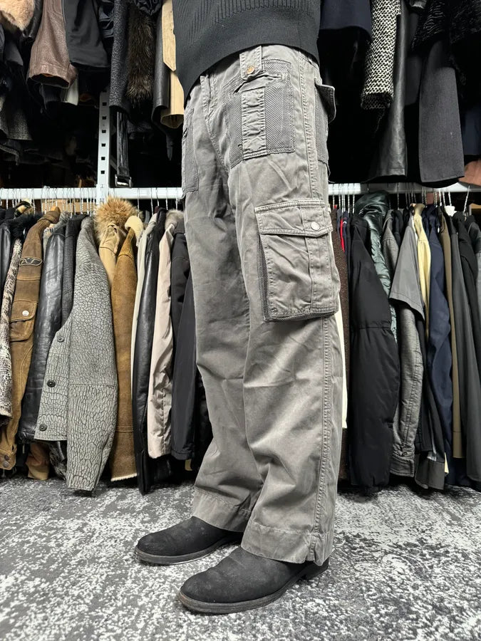 SS2003 Dolce & Gabbana Grey Cargo Pants fnzqOhn 2