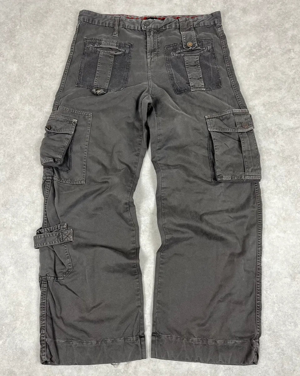 SS2003 Dolce & Gabbana Grey Cargo Pants fnzqOhn 0