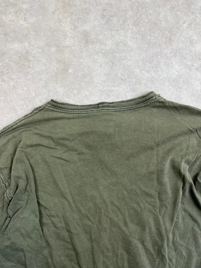 AW2004 Dolce & Gabbana Khaki Cotton Graphic Longsleeves XsizOof 5