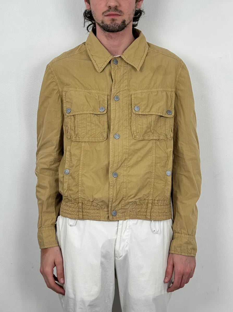 AW2004 Dolce & Gabbana Light Beige Military Utility Jacket YOayKDk 1