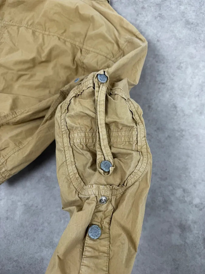 AW2004 Dolce & Gabbana Light Beige Military Utility Jacket YOayKDk 9