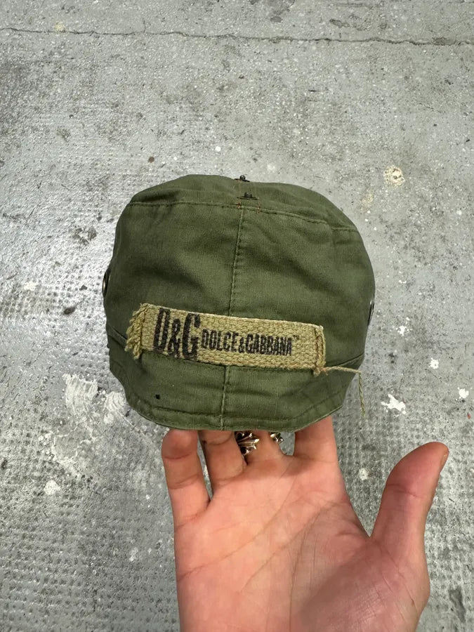 AW2004 Dolce & Gabbana Military Cargo Kaki Cap (S) Yeaynmu 1