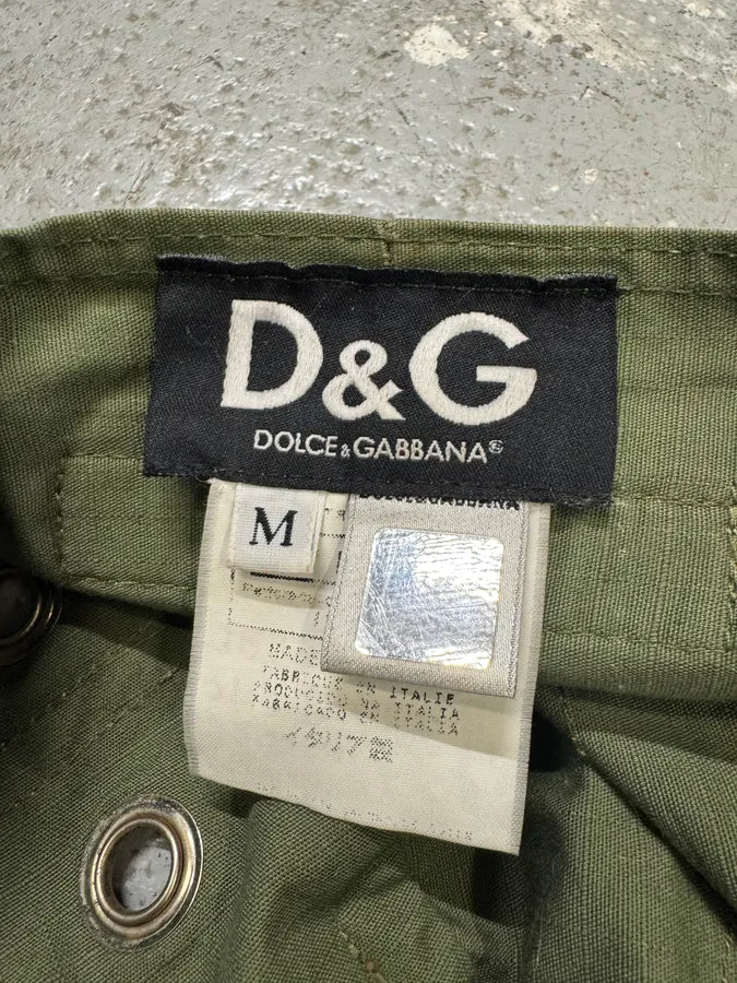 AW2004 Dolce & Gabbana Military Cargo Kaki Cap (S) Yeaynmu 4