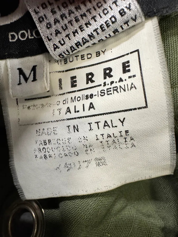 AW2004 Dolce & Gabbana Military Cargo Kaki Cap (S) Yeaynmu 5