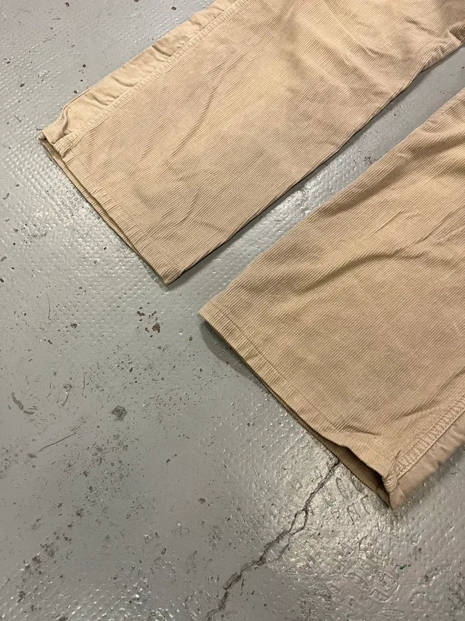 AW2004 Dolce & Gabbana Multi-Pocket Corduroy Beige Cargo Pants pXRAWBx 6