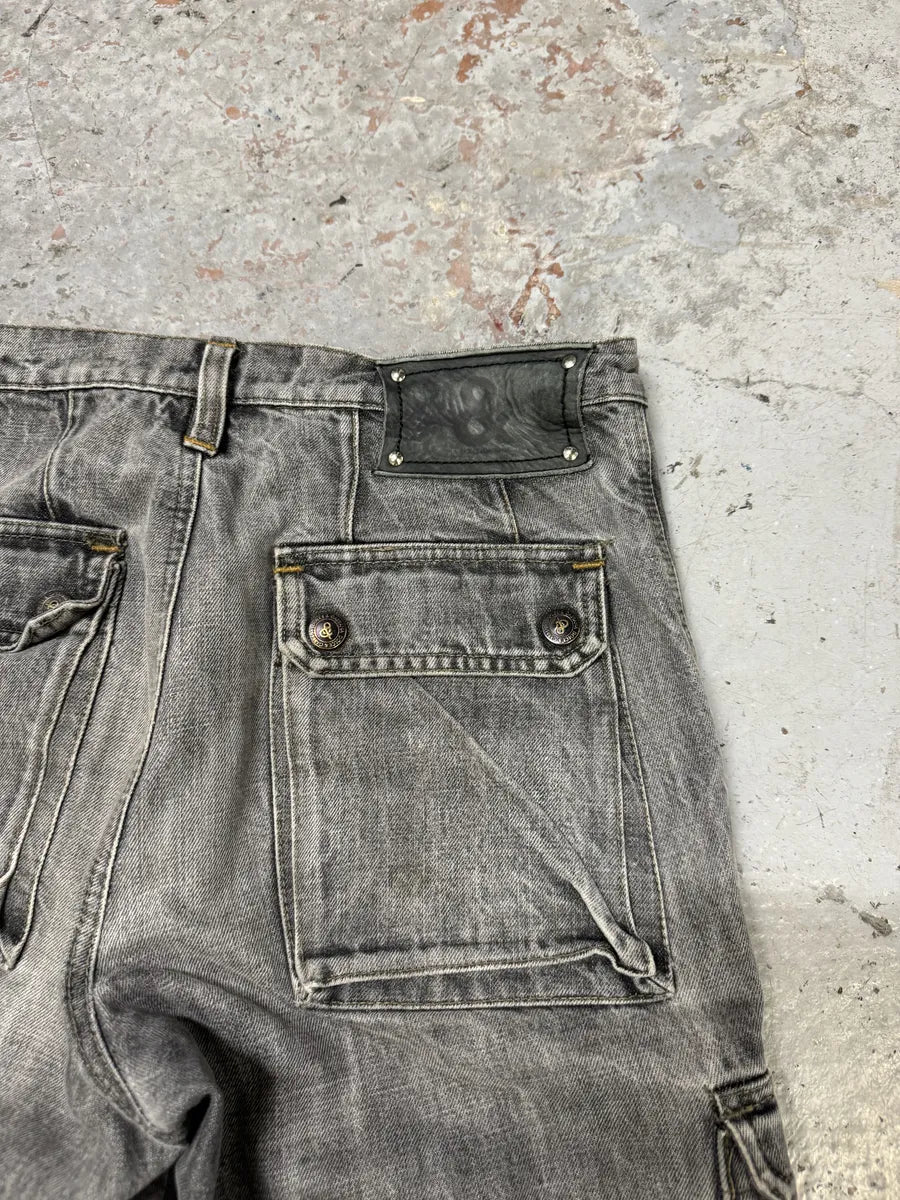 AW2004 Dolce & Gabbana Multi Pockets Grey Cargo Jeans iQYHzvY 4