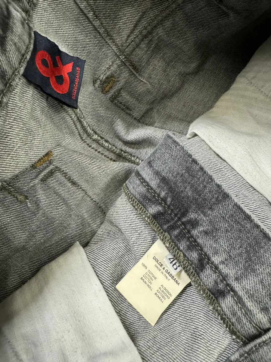 AW2004 Dolce & Gabbana Multi Pockets Grey Cargo Jeans iQYHzvY 6