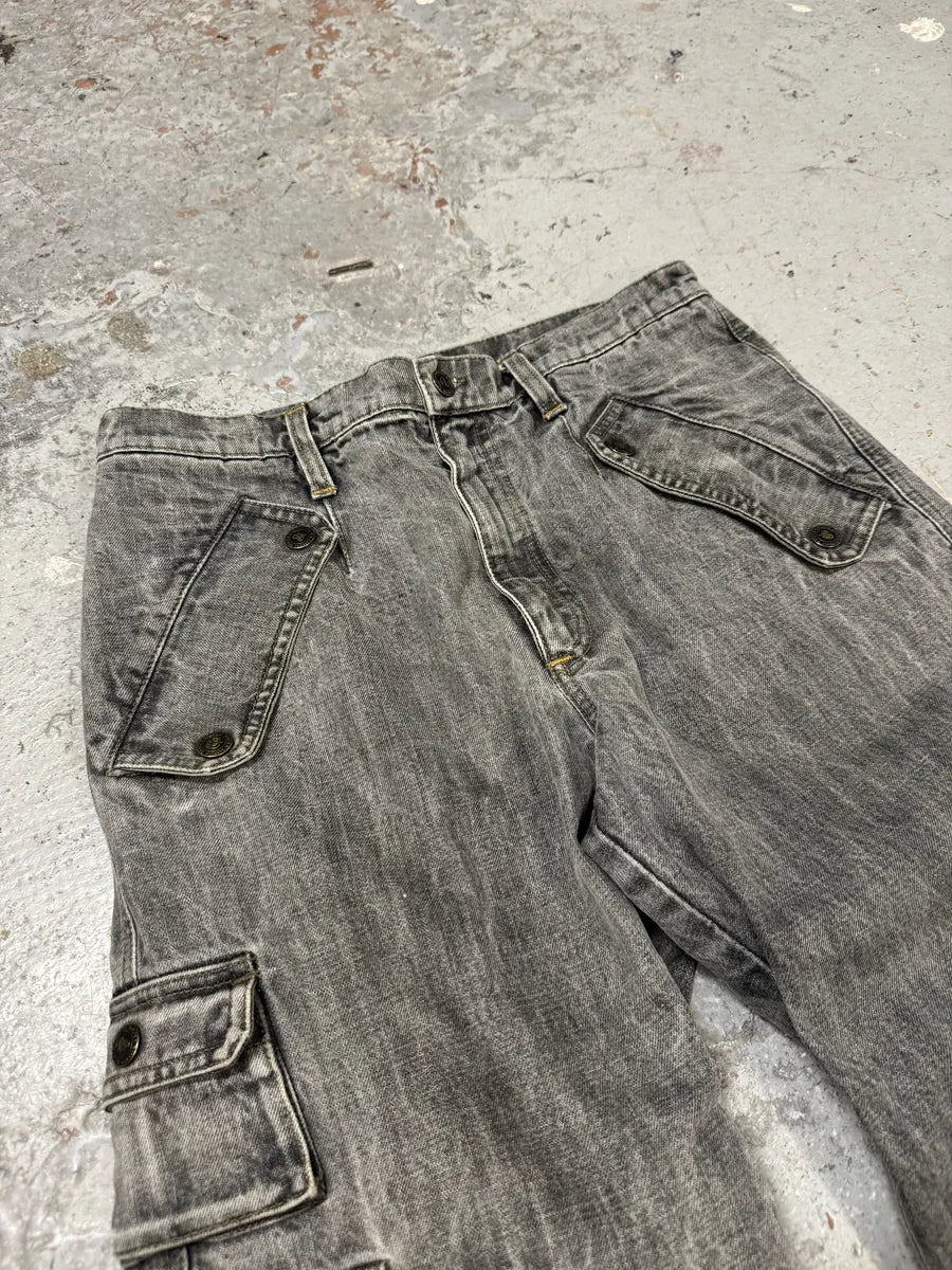 AW2004 Dolce & Gabbana Multi Pockets Grey Cargo Jeans iQYHzvY 7