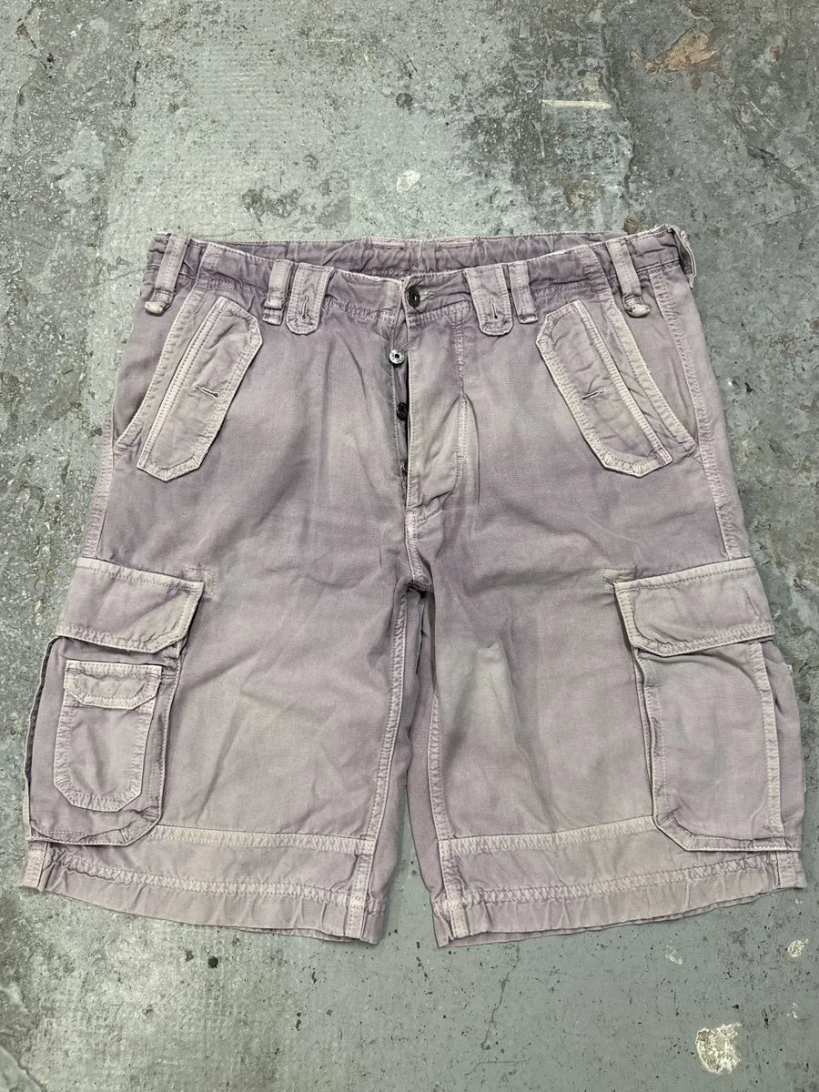 AW2004 Dolce & Gabbana Multi Pockets Lila Cargo Shorts (L/XL) GUxqCzk 0