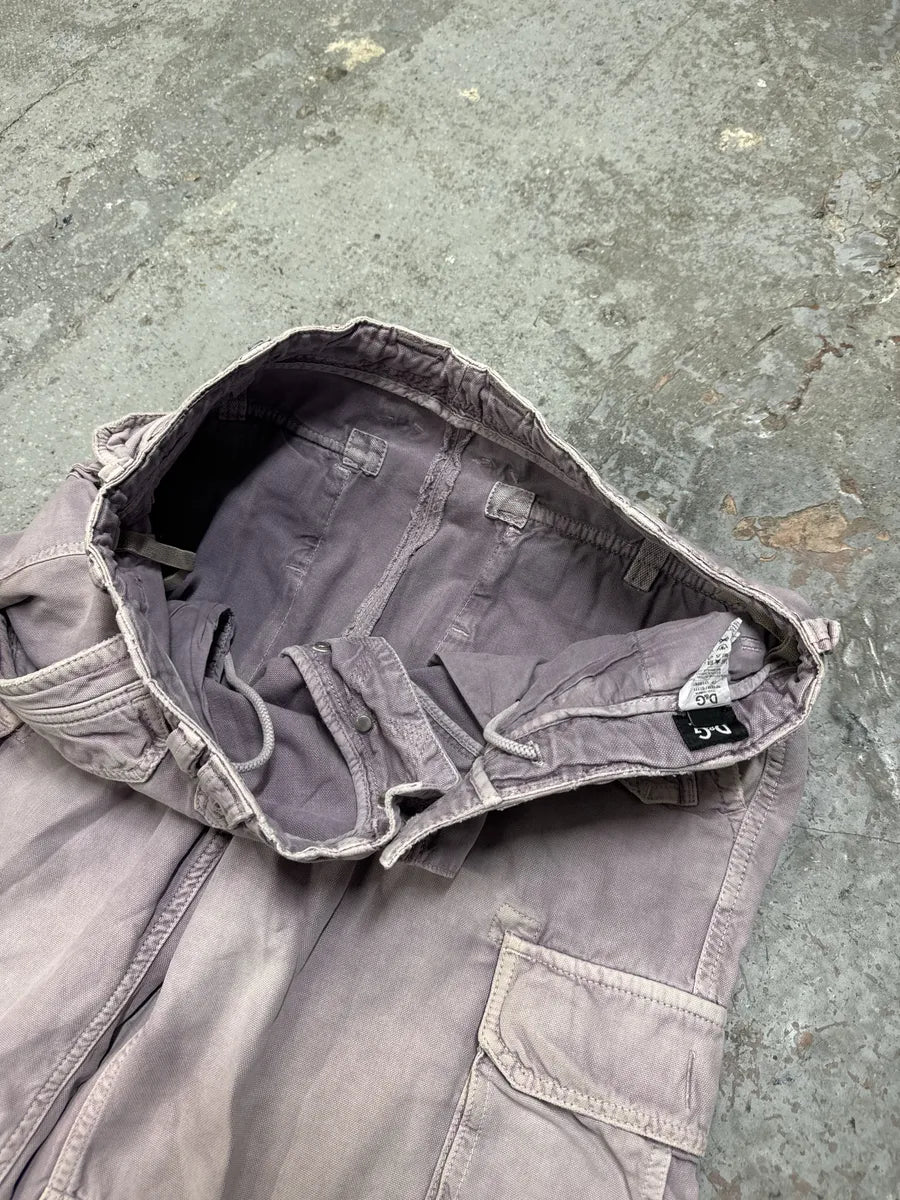 AW2004 Dolce & Gabbana Multi Pockets Lila Cargo Shorts (L/XL) GUxqCzk 4