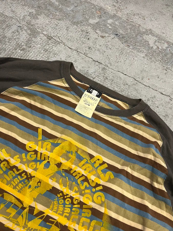 AW2004 Dolce & Gabbana Multicolor Striped Longsleeves dbsaYpb 4