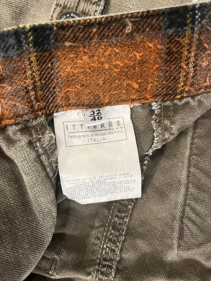 AW2004 Dolce & Gabbana Olive Cargo Utility Pants (S/M) 10